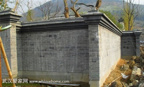 青砖墙施工工艺 仿古青砖墙效果图(图3)
