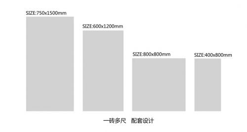 【新品速递】瓷砖竟然也有子母款惠万家子母款系列新品一套装全屋(图2)