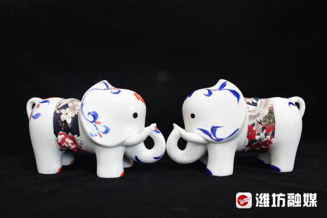 “瓷叫虎”+“潍坊象”=“陶”气“显眼包”！(图1)